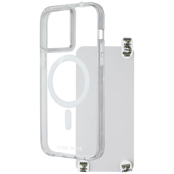 Case-Mate Tough Case for MagSafe + Glass Pack for iPhone 15 Pro Max - Clear