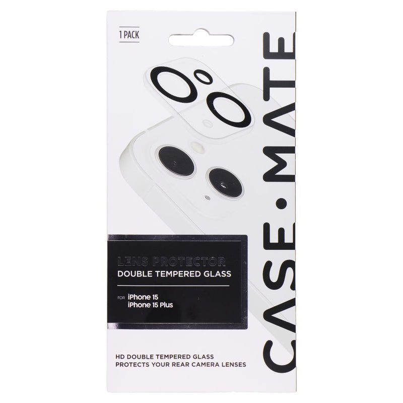 Case-Mate Lens Protector Double Tempered Glass for Apple iPhone 15/15 Plus