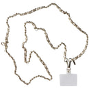 Case-Mate Phone Crossbody Adjustable Smartphone Leather & Gold Chain - Cream