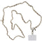 Case-Mate Phone Crossbody Adjustable Smartphone Leather & Gold Chain - Cream