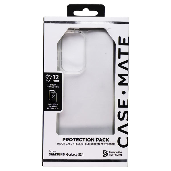 Case-Mate Protection Pack Case & Screen Protector for Samsung Galaxy S24 - Clear