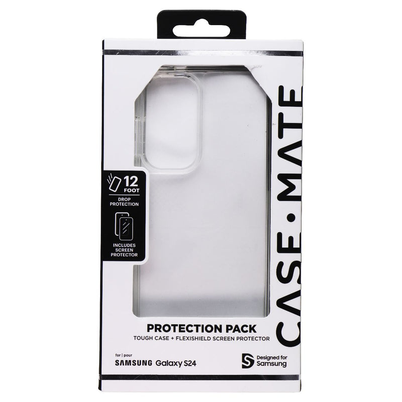 Case-Mate Protection Pack Case & Screen Protector for Samsung Galaxy S24 - Clear