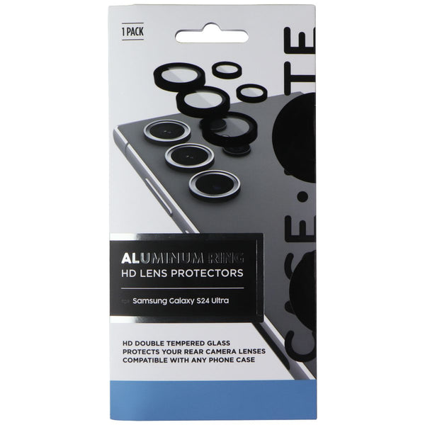 Case-Mate Aluminum Ring HD Lens Protectors for Samsung Galaxy S24 Ultra - Black