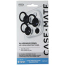 Case-Mate Aluminum Ring Lens Protectors for iPhone 16 Pro / 16 Pro Max - Black