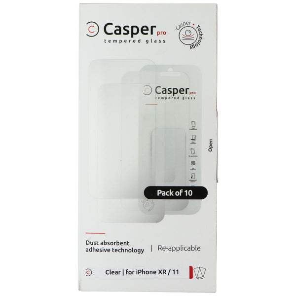 Casper Pro Tempered Glass (10 Pack) of Screen Protectors for iPhone XR/11