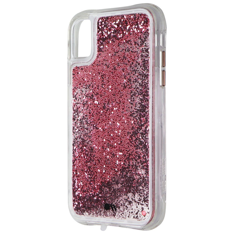 Case-Mate Waterfall Series Liquid Glitter Case for Apple iPhone XR - Rose Gold