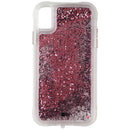 Case-Mate Waterfall Series Liquid Glitter Case for Apple iPhone XR - Rose Gold
