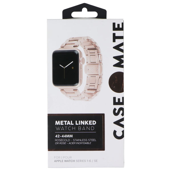 Case-Mate Metal Linked Band for Apple Watch 1-6/SE (42-44M) Rose Gold St. Steel