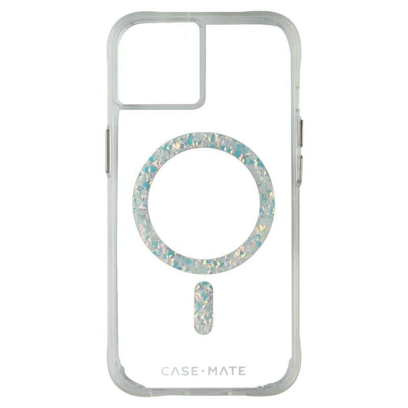 Case-Mate Twinkle Clear Case for MagSafe for iPhone 14 and 13 - Clear/Diamond
