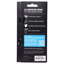 Case-Mate Aluminum Ring HD Lens Protectors for iPhone 16 and 16 Plus - Black