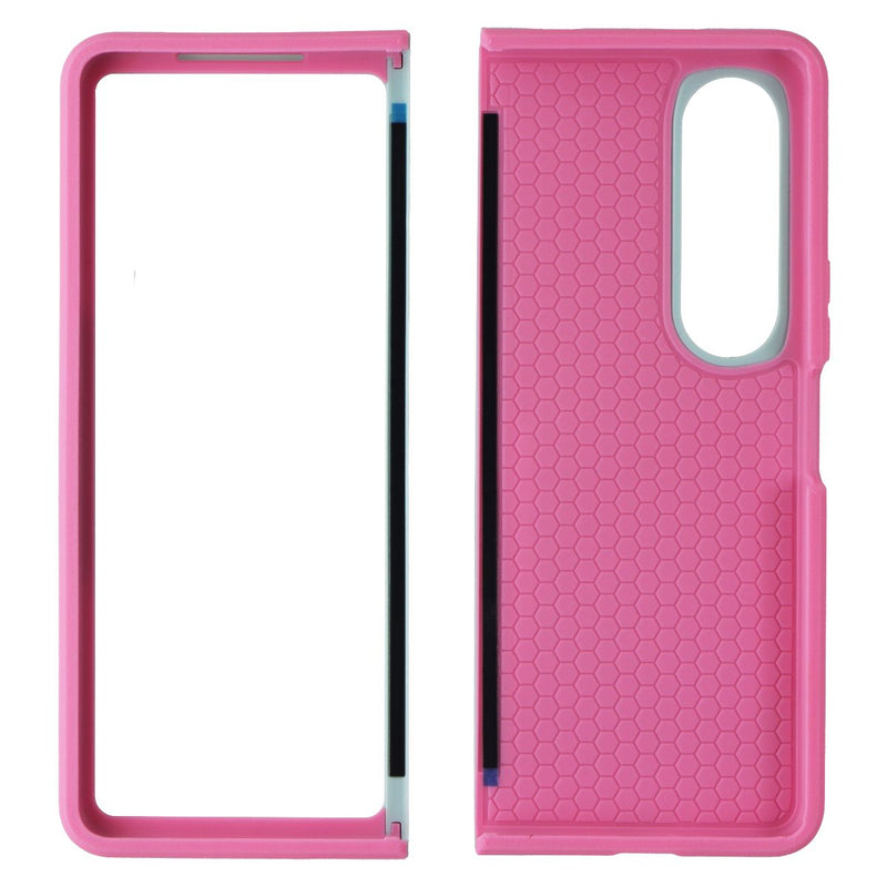Case Brand Case for Samsung Galaxy Z Fold4 - Aqua / Pink Version