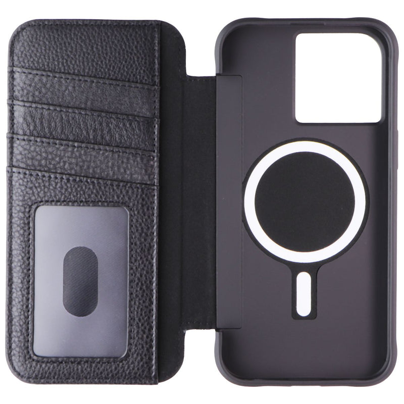 Case-Mate Wallet Folio Case For Magsafe for Apple iPhone 15 Pro Max - Black