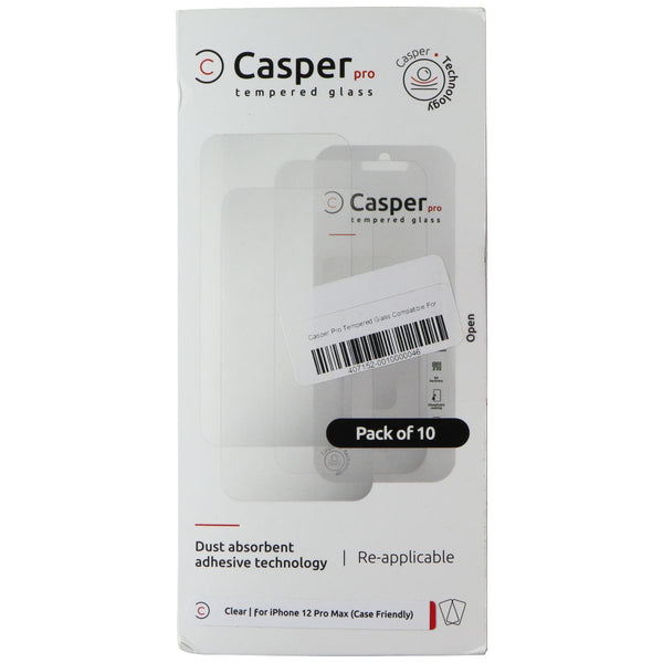 Casper Pro Tempered Glass for Apple iPhone 12 Pro Max (10 Pack) - Clear