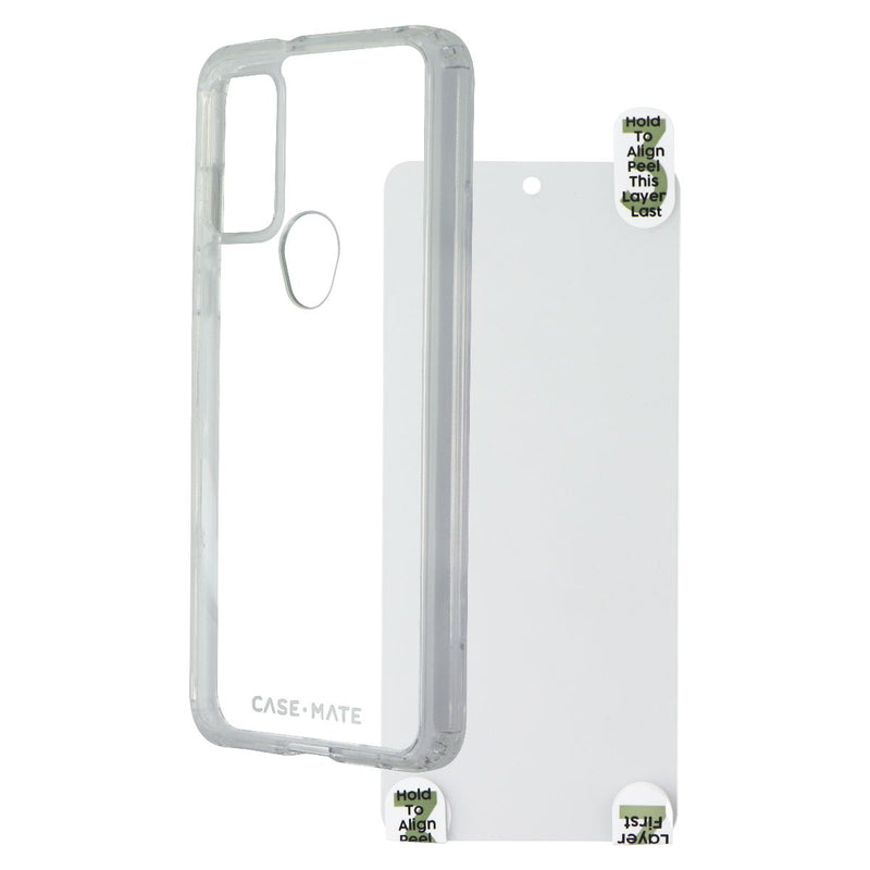 Case-Mate Protection Pack Case & Screen Protector for Moto G Play (2023) - Clear