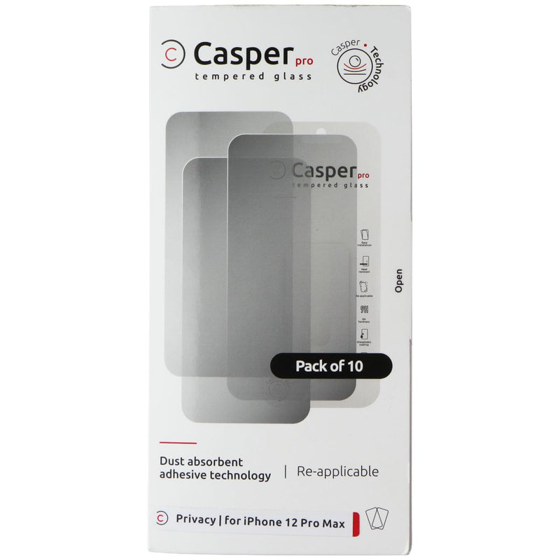 Casper Pro Tempered Glass 10 Pack for Apple iPhone 12 Pro Max - Privacy
