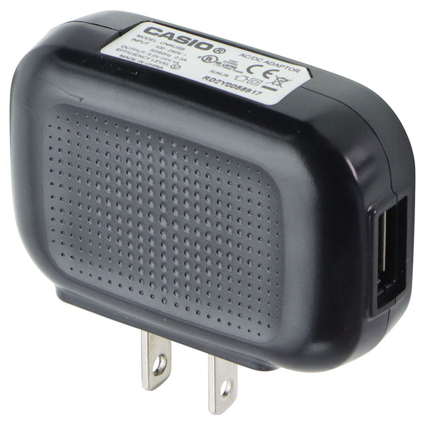 Casio (CNRUSB) (5-Volt/1-Amp) Single USB Wall Charger Travel Adapter - Black