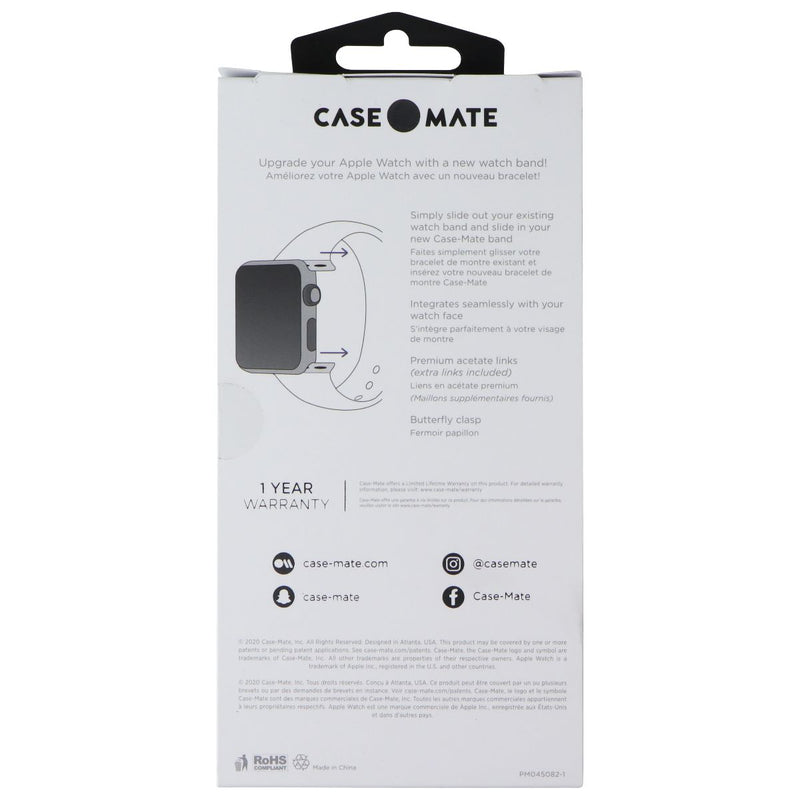 Case-Mate Linked Band for Apple Watch 42-44mm Series SE/7/6/5/4 - White Pearl