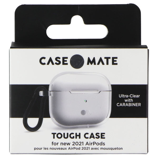Case-Mate Tough Case for Apple AirPods 2021 - Clear with Carabiner