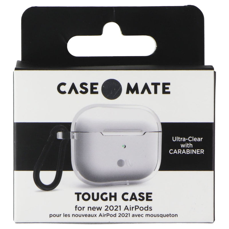 Case-Mate Tough Case for Apple AirPods 2021 - Clear with Carabiner