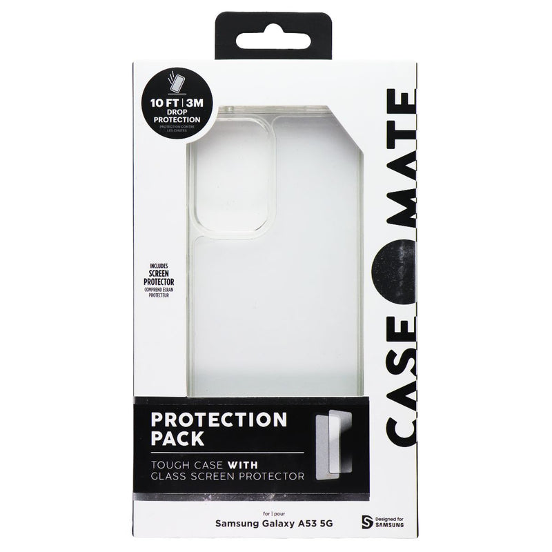 Case Mate Protection Pack for Samsung Galaxy A53 5G - Tough Case + Glass - Clear