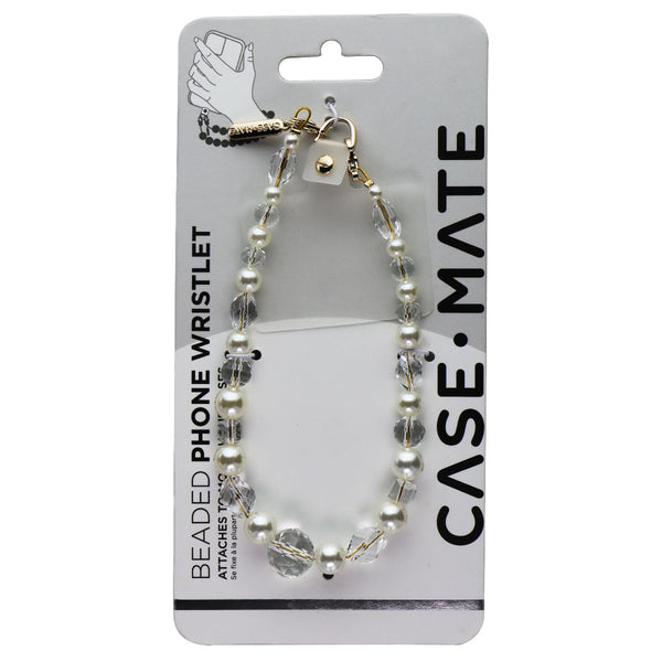 Case-Mate Beaded Wristlet Charm for Smartphones - Crystal Pearl