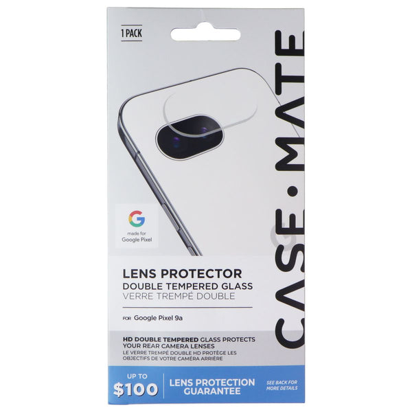 Case-Mate Double Tempered Glass Lens Protector for Google Pixel 9a