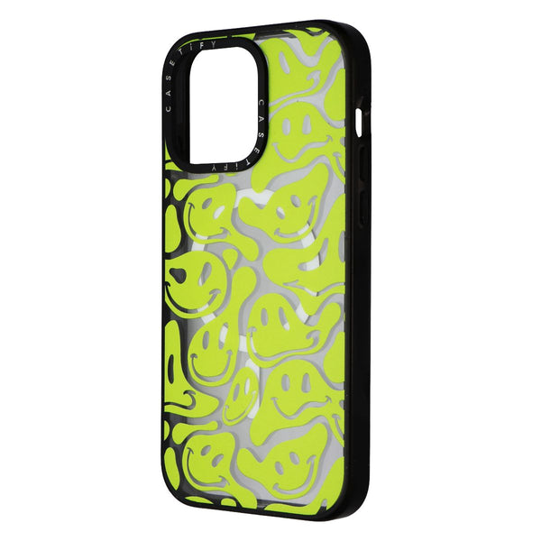 CASETiFY Impact Case for MagSafe for Apple iPhone 15 Pro Max Acid Smiles Green