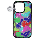 CASETiFY Impact Case for MagSafe for iPhone 15 Pro - Acid Smiles Multicolor