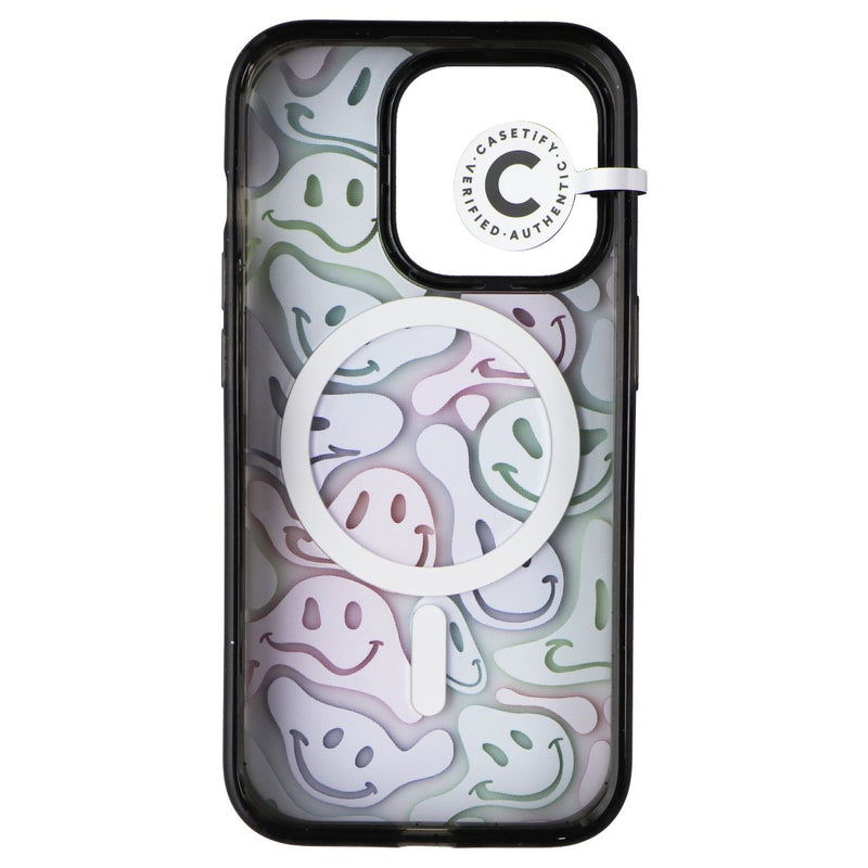 CASETiFY Impact Case for MagSafe for iPhone 15 Pro - Acid Smiles Multicolor