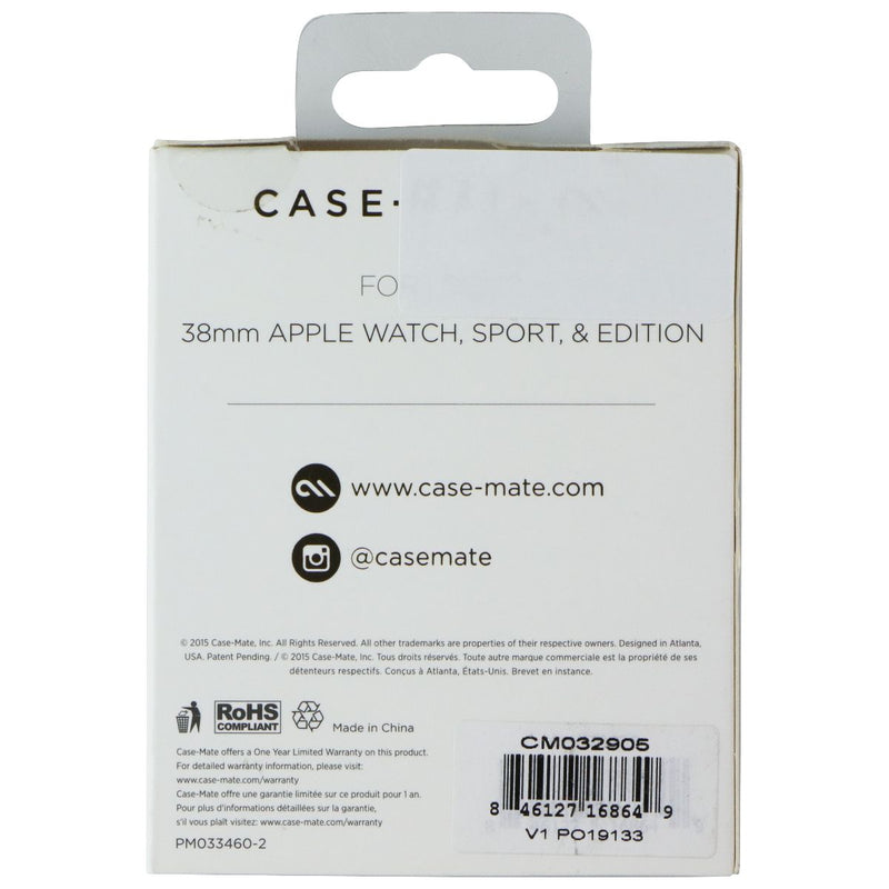 Case-Mate Naked Tough Bumper for 38mm Apple Watch Series 3/2/1 - Clear