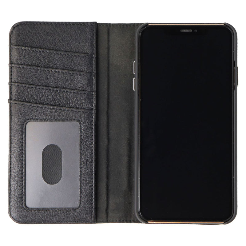 Case-Mate Wallet Folio Genuine Leather Case for Apple iPhone XS Max - Black