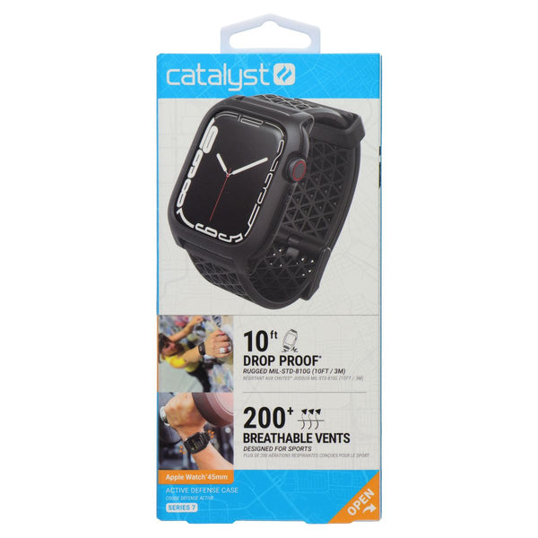 Catalyst Active Defense Case (45mm) for Apple Watch Series 9/8/7 - Black