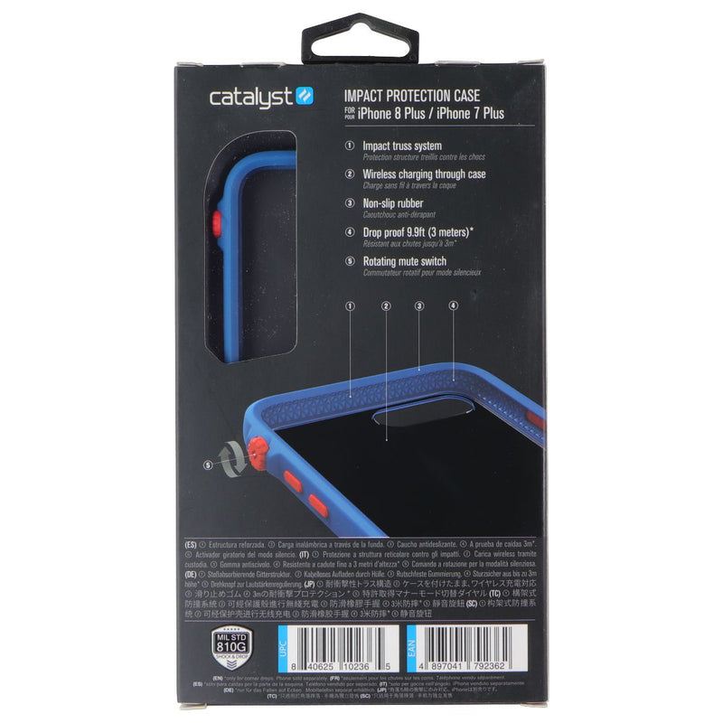 Catalyst Impact Protection Case for Apple iPhone 8 Plus/7 Plus - Blue/Orange