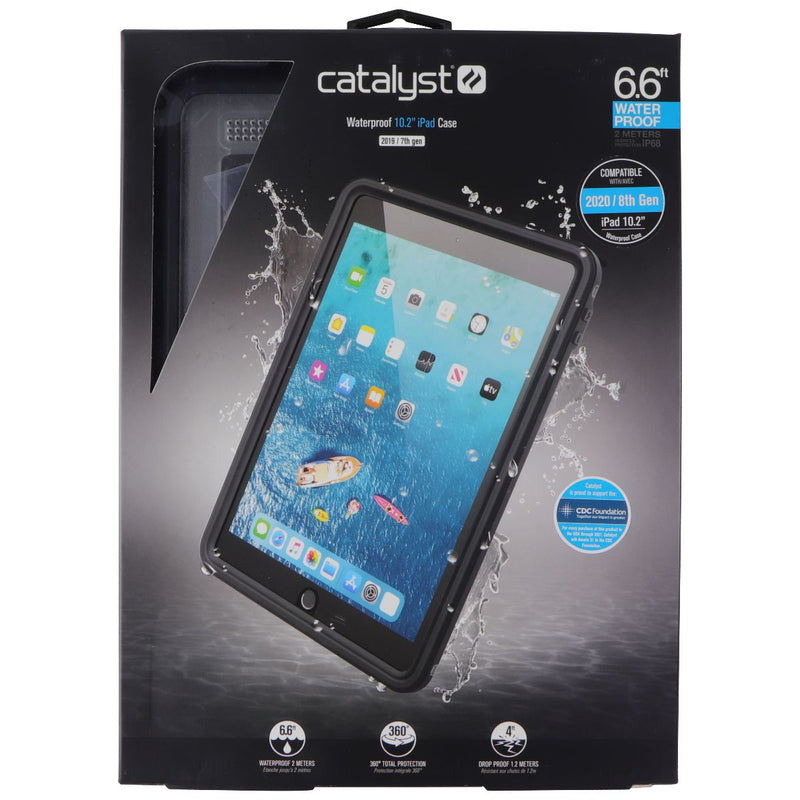 Catalyst 6.6FT Waterproof Case for 10.2-in iPad (2019/7th Gen) - Black