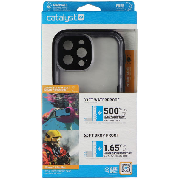 Catalyst Total Protection Case for Apple iPhone 13 Pro Max - Black/Clear