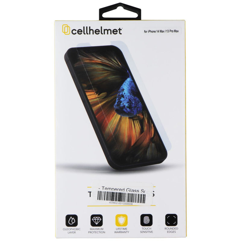 CellHelmet Tempered Glass for Apple iPhone 13 Pro Max - Clear