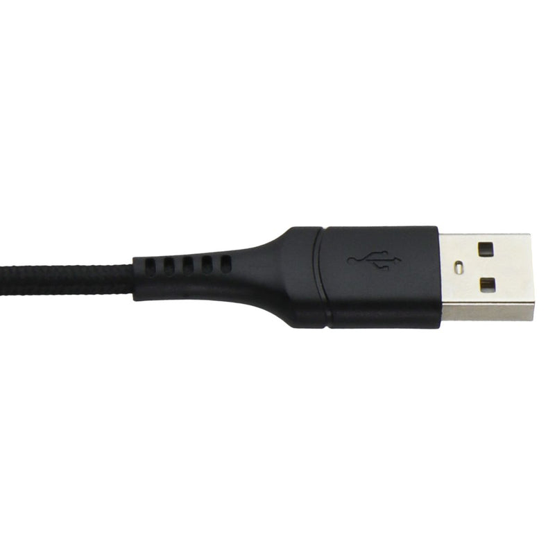 CELLCandy 10FT USB-A to Lightning 8-Pin Braided Charge & Sync Cable - Black