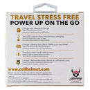 CellHelmet 5K mAh 2 USB Port Portable Battery Charger Power Bank - White