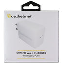 CellHelmet (30W) PD Wall Charger Adapter with USB-C Port - White