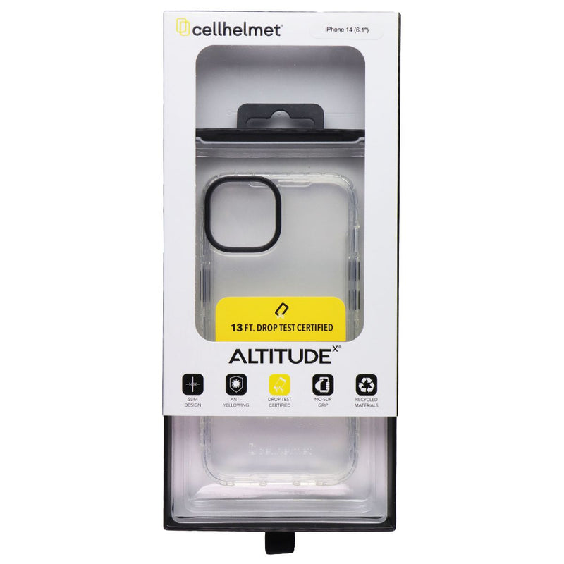 CellHelmet Altitude X Series Case for Apple iPhone 14 - Crystal Clear
