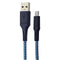 CELLCandy 10ft USB-A to Lightning 8-Pin Braided Charge & Sync Cable - Blue