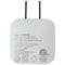 CellHelmet Wall Charger (2.4A / 12W) and USB-A to 8-Pin Lightning (3-Ft) - White