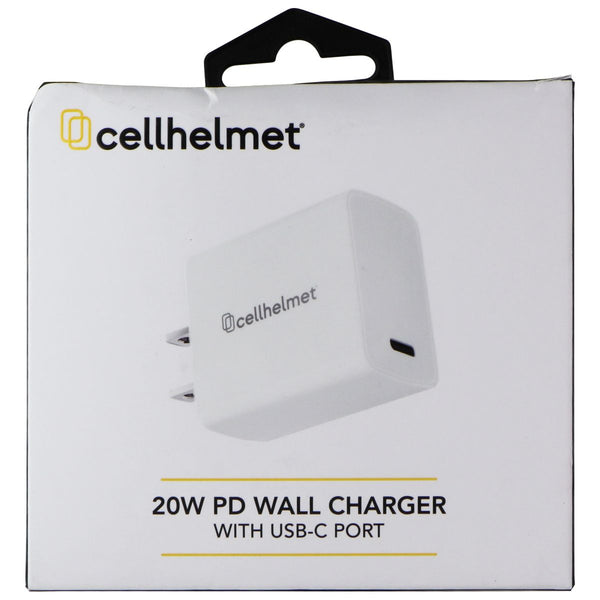 CellHelmet (20W) PD Wall Charger with USB-C Port - White