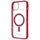 CellHelmet Magnitude MagSafe Case for Apple iPhone 14 Plus - Clear/Red