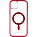 CellHelmet Magnitude MagSafe Case for Apple iPhone 14 Plus - Clear/Red