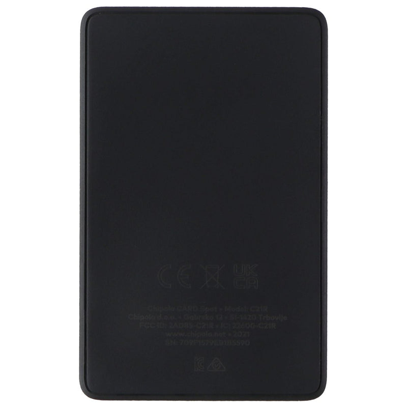 Chipolo Card Spot Wallet Tracker Bluetooth Finder - Black (CH-C21R-GY-R-FR)