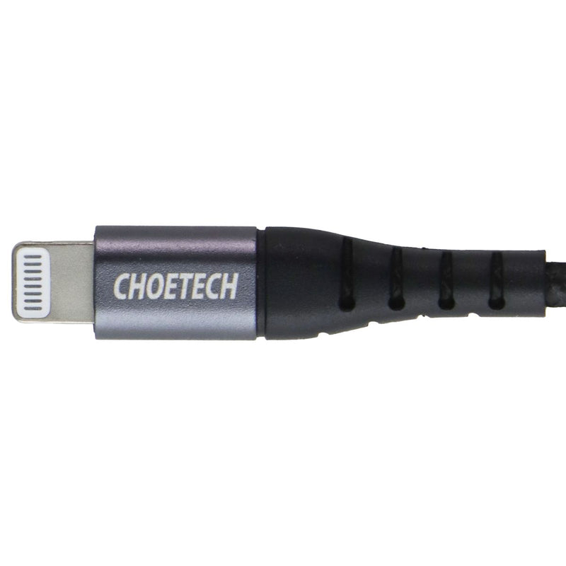 Choetech (1.2M) Nylon Braided USB-C to 8-Pin Lightning Cable - Black (IP0039-BK)