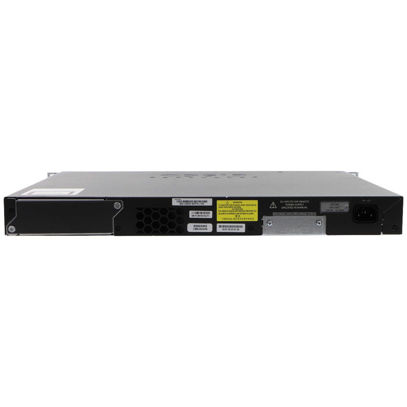 Cisco Catalyst 48-Port Ethernet Switch (WS-C2960X-48FPS-L) / No Power Cord