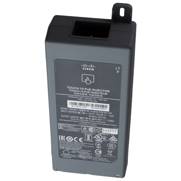 Cisco Touch 10 PoE Injector 56V/.285A (POE16U-1AF) - Brick Only