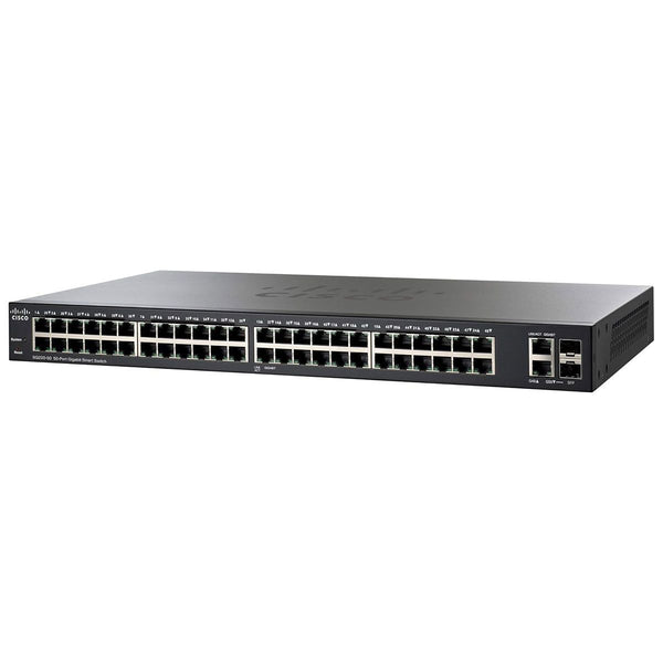 Cisco SG220-50 Smart Switch 50 Gigabit Ethernet 2 Gigabit Eth Combo Mini-GBIC